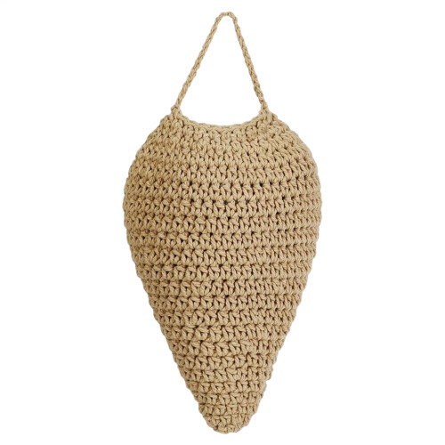 Nido de avispas de ganchillo tipo señuelo – Cuerda de algodón, 36x20cm