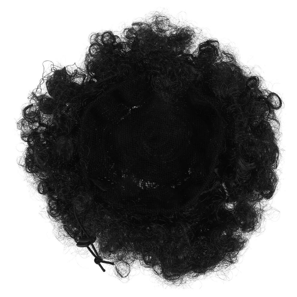 Unisex Afro Puff Drawstring Ponytail Â Human Hair