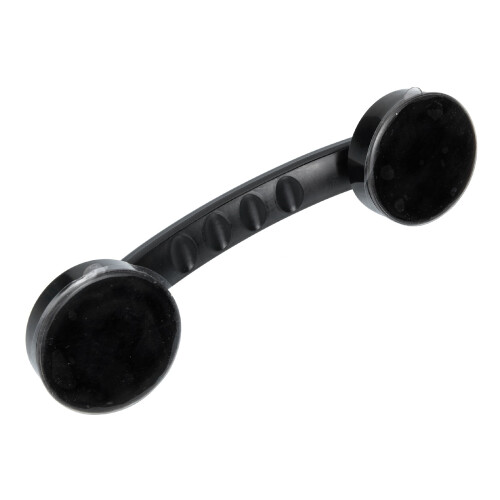 Maniglia a ventosa per porta doccia – Nera, 23 cm