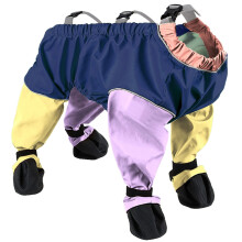 Waterproof Dog Snowsuit with Anti-Slip Boots and Reflective