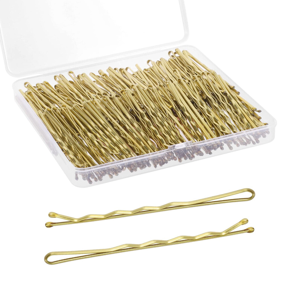 200 Pack Large Blonde Bobby Pins 7 cm