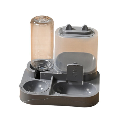 2-i-1 automatisk mater og vanndispenser for katter