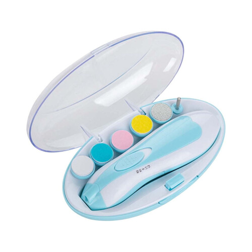 Kit de lixa elétrica para unhas de bebê com 5 lixas.
