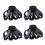 4-pack stora plasthårklor 8 cm breda 1