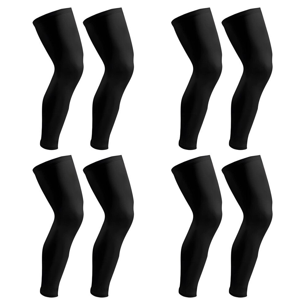 4 Pairs Leg Compression Sleeves for Basketball