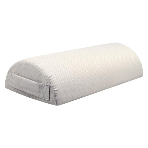 Apoio para os pés ergonômico para usar embaixo da mesa – Design em meia-lua