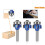 3Pcs Sturdy Corner Rounding Tool Four Edges Design 8mm Shank for 2