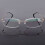 MAINYU Randlose Lesebrille mit Blaulichtfilter +1,00 bis 1