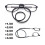 Faltbare Lesebrille mit magnetischem Frontclip 1