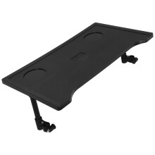 Mesa removível para cadeira de rodas em ABS preto