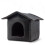 Lit imperméable en forme de maison pour petits chiens et chats 1