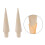 Wood Pizzelle Roller Krumkake Ice Cream Cone Roller Mold Waffle 4