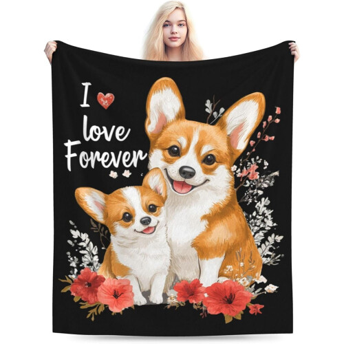 Κουβέρτα μικροϊνών με εκτύπωση Corgi 2