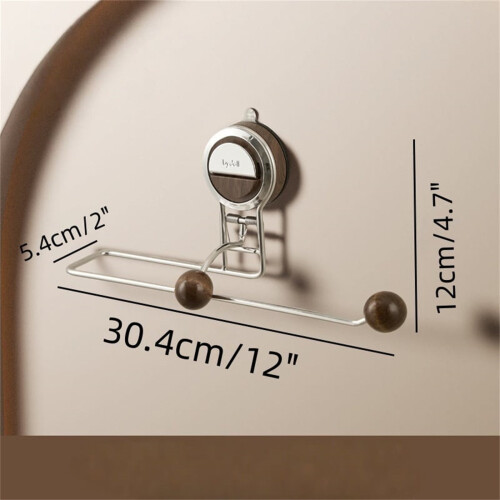 Paper Towel Holder with Suction Cup Wall Mount 2