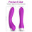G-punkts- og klitorisvibrator – roserød, 9 moduser, USB 3