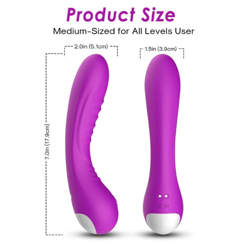 Imimi waterproof vibrating personal massager purple 2