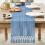 Τραπεζομάντηλο μακραμέ σε ιβουάρ χρώμα boho 12x72 εκ. 2