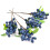 Artificial Blueberries 4 pcs with Stems 3