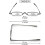 Kompakte Lesebrille aus Metall im Stiftformat 2