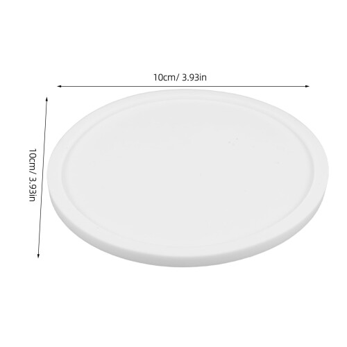 White Silicone Drink Coasters Set of 4 1