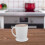 White Silicone Drink Coasters Set of 4 3