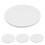 White Silicone Drink Coasters Set of 4 5