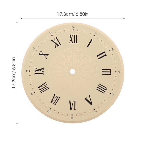 Iron Clock Face Replacement – European Design, 1 Set 1