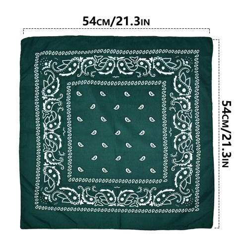 Cowboy Headband Polyester Multi-Purpose 22x22 Inch Dark 1