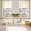 Kitchen Curtain Valance Set 27.5 x 36 in Polyester 4
