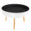 Table basse ronde avec rangement, 60 cm 3