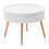 Table basse ronde avec rangement, 60 cm 4