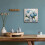 Blue Hydrangea Canvas Wall Art 30x30cm 4