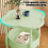2-Tier Side Table with Removable Tray 60x40x50cm 5
