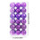 Christmas Tree Ball Ornament Purple 6 cm 36 pcs 3