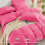 Hot Pink Queen Seersucker Comforter Set 7-Piece 3