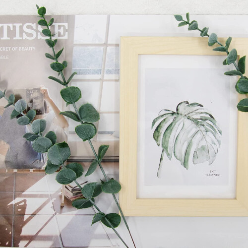 36 zwarte kunstmatige eucalyptusstelen van 38 cm 1
