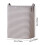 Panier de rangement pliable en tissu avec couvercle extra-large 2