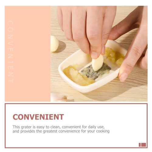Hvidløgskødstallerken i rustfrit stål, 1 stk. 1