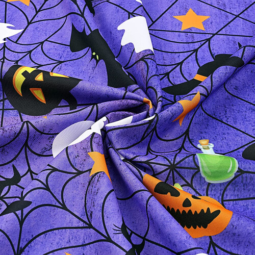 Μωβ Τραπεζομάντιλο Halloween Ορθογώνιο 18 εκ. x 22 εκ. 2