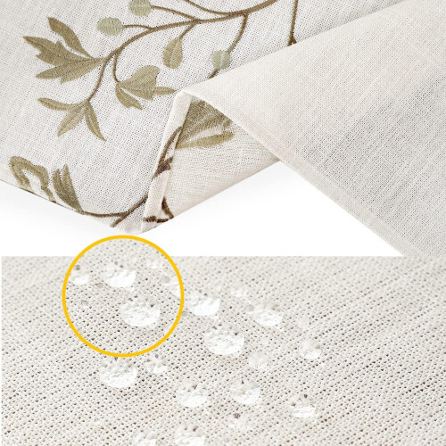 Cotton Linen Rectangle Tablecloth 60 x 84 in 2