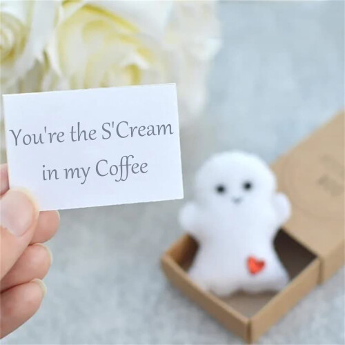 Halloween Ghost Plush Toy in Matchbox – Soft Mini Ghost 1