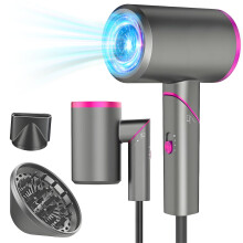 1800W ionisk hårtørrer med diffuser og koncentrator