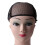 Bonnet de perruque en filet extensible, lot de 2, noir 1