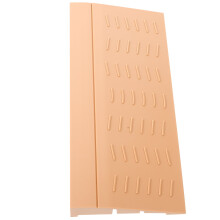 Portable wheelchair ramp threshold strip for office