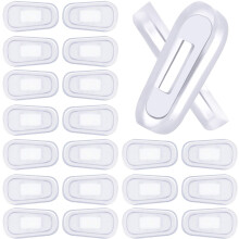 Coprinaso in silicone trasparenti, 10 paia