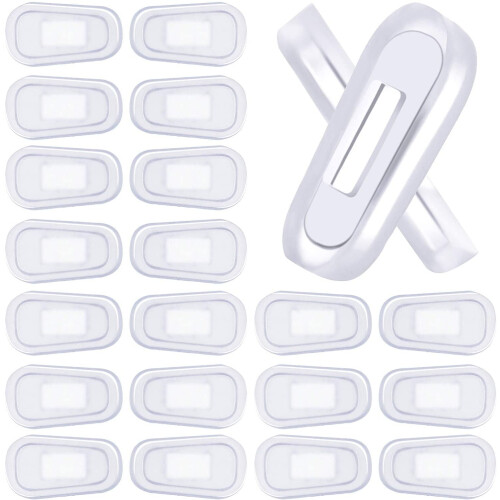 Coprinaso in silicone trasparenti, 10 paia