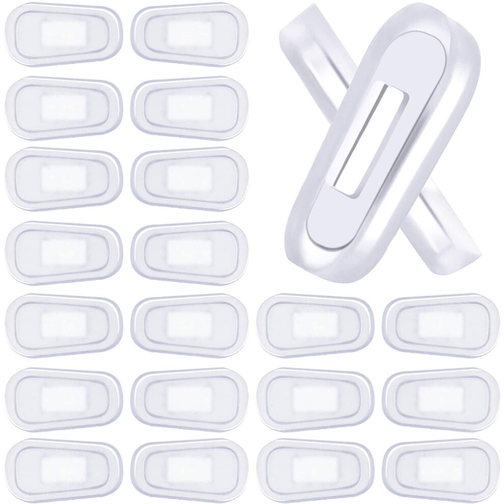 10 Pairs Transparent Silicone Nose Pad Covers