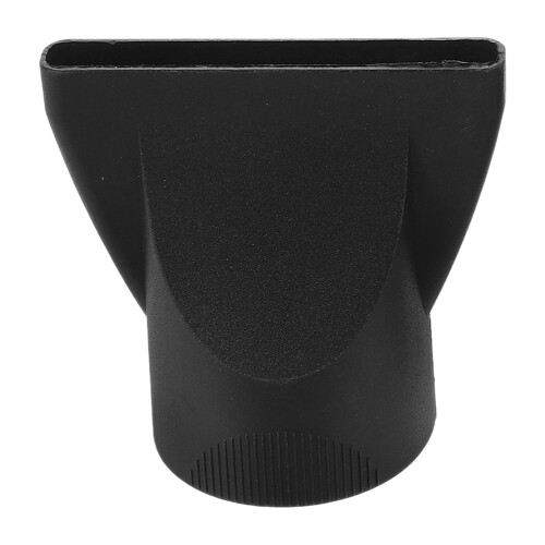 Sort plastik hårtørrer diffuser dyse