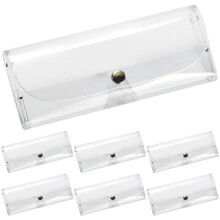 Carcasă de ochelari de soare din plastic transparentă 14,8x6 cm