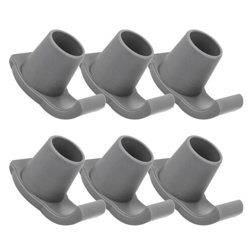 6 τεμάχια Walker Ski Glides Γκρι PP Σερβιέτες
